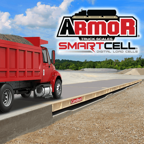 ARMOR Concrete Deck Truck Scales with Digital SmartCells
