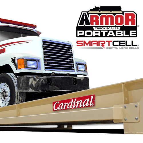 ARMOR Portable Truck Scales with Digital SmartCells