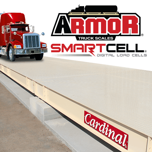 ARMOR Steel Deck Truck Scales with Digital SmartCells
