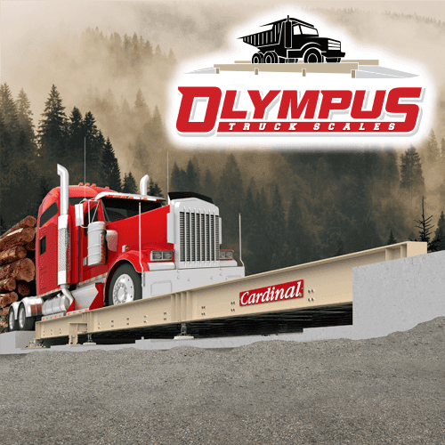 Olympus Concrete Deck Truck Scales with AC Analog Load Cells