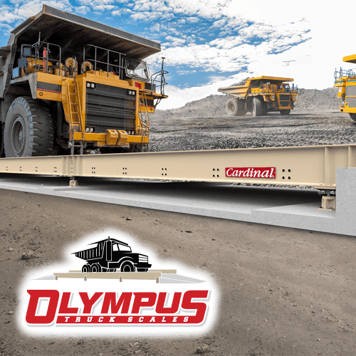 Olympus Concrete Deck Truck Scales with SCBD Digital Load Cells