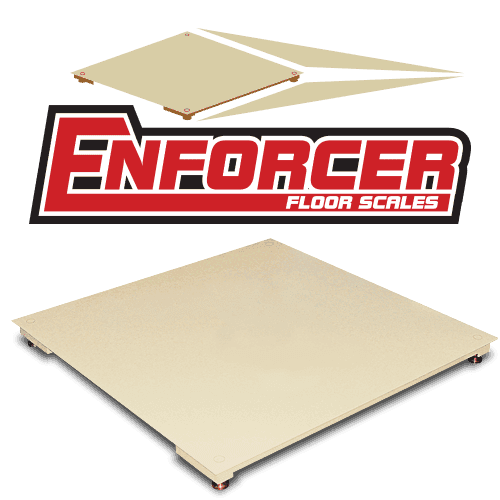 Enforcer Frameless Floor Scales with Smooth Decks