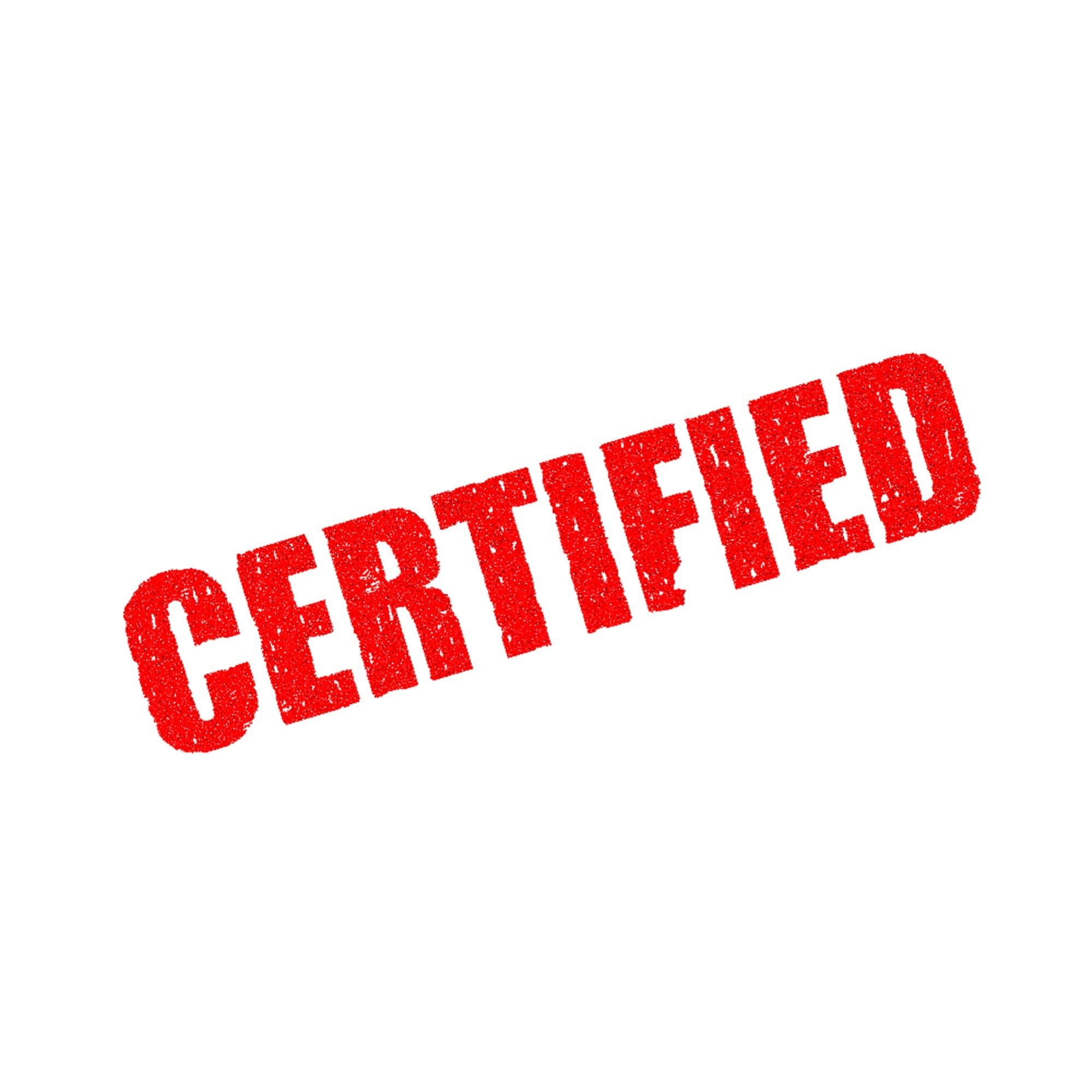 Certifications
